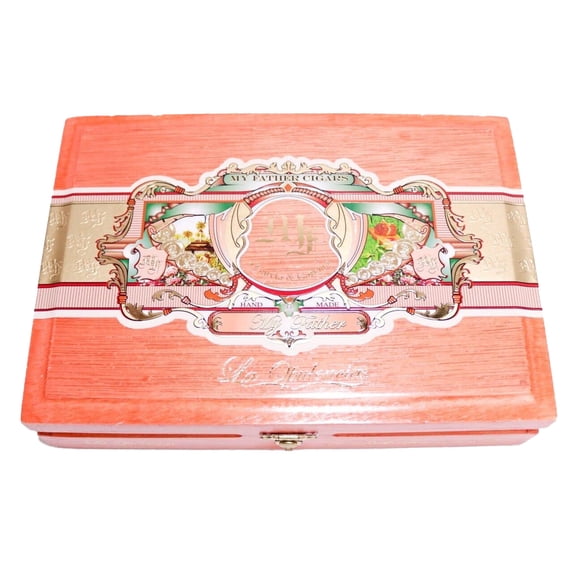 My Father Cigars Robustos La Opulencia Empty Wood Cigar Box 9" x 6.25" x 2"
