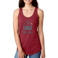 thumbnail image 1 of My Father My Hero Quote Racerback Tank Women -Image by Shutterstock, Female Small, 1 of 4