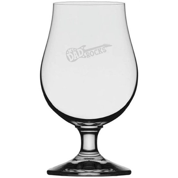 My Father Rocks Father's Day Etched 13.25oz Iona Beer Glass
