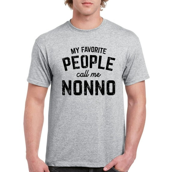 My Fav People Call Me Nonno Men T-Shirt, Male Large