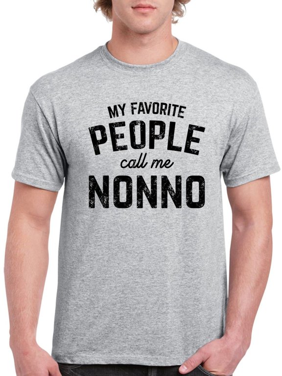 My Fav People Call Me Nonno Men T-Shirt, Male Small