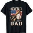thumbnail image 1 of My Favorite Baseball Player Calls Me Dad T-Shirt, 1 of 4