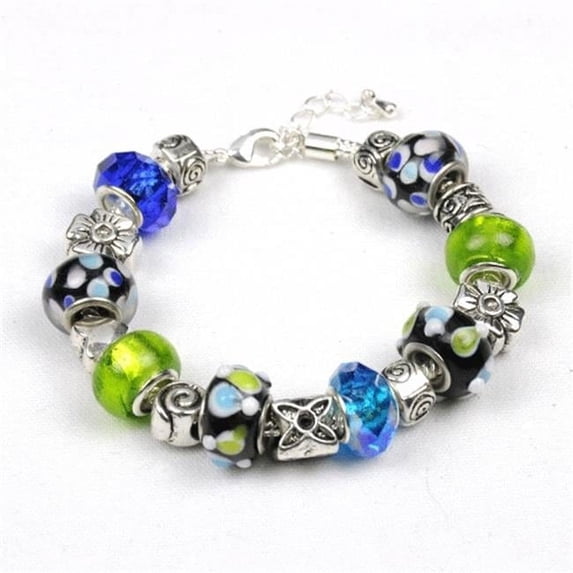 My Favorite Beads 143192PMM203 Summer Fun Charm & Bead Bracelet