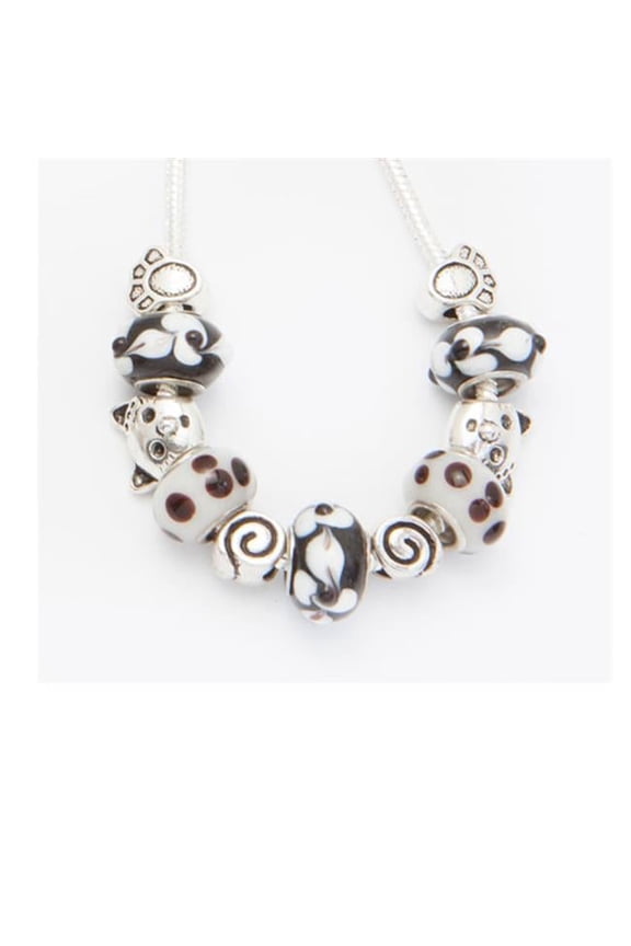 143192PMM307 Cats Meow Kitten Beaded Necklace