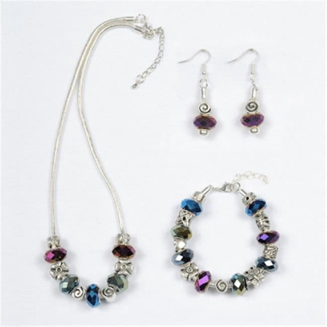 My Favorite Beads 143192PMM31 Iridescent Flash Bead Set, 3 Piece ...