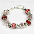 thumbnail image 1 of My Favorite Beads 143192PMM422 Valentine Day Wish Charm & Bead Bracelet, 1 of 1