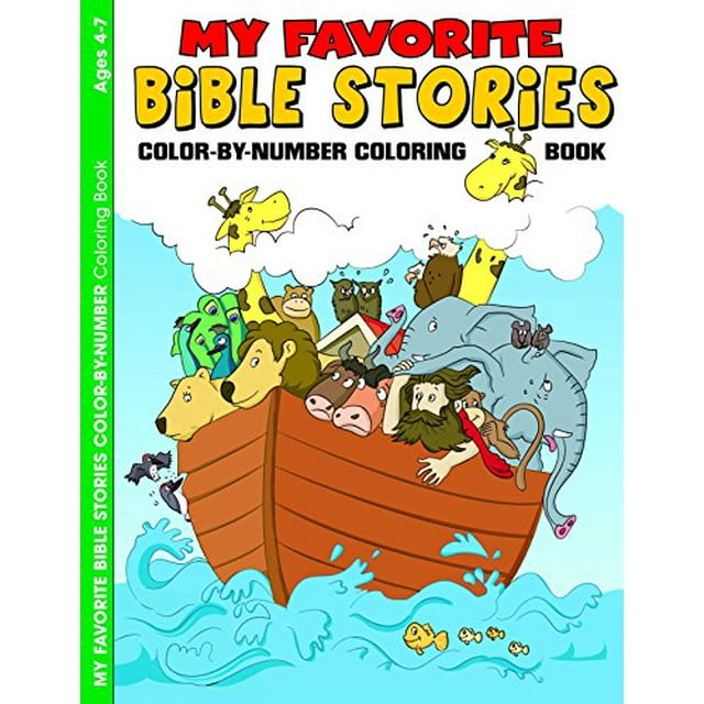 PreOwned My Favorite Bible Stories ColorbyNumber Coloring Book