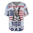 thumbnail image 1 of My Favorite Boston Terrier Calls Me Dad. Happy Father's Day All Over Print 3D Baseball Shirt Gentleman Dog Lover Gifts Softball Sport - 00005, 1 of 6