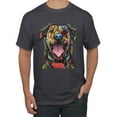 thumbnail image 1 of My Favorite Breed is The One In Need | Colorful Labrador Dog | Dean Russo Art Animal Lover Men's T-Shirt, Charcoal, XL, 1 of 5