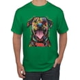 thumbnail image 1 of My Favorite Breed is The One In Need | Colorful Labrador Dog | Dean Russo Art Animal Lover Men's T-Shirt, Kelly, 3XL, 1 of 5