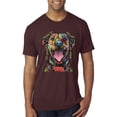 thumbnail image 1 of My Favorite Breed is The One In Need | Colorful Labrador Dog | Dean Russo Art Animal Lover Mens Premium Tri Blend T-Shirt, Cardinal, XL, 1 of 5
