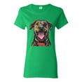 thumbnail image 1 of My Favorite Breed is The One In Need | Colorful Labrador Dog | Dean Russo Art Animal Lover Womens T-Shirt, Kelly, S, 1 of 5