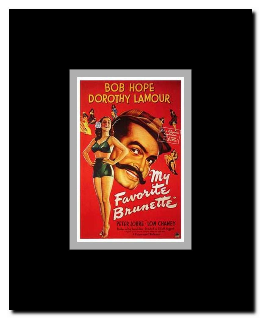 My Favorite Brunette Framed Movie Poster