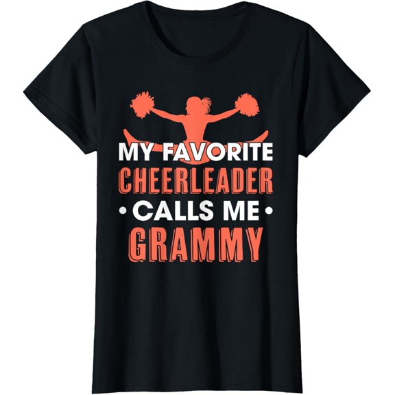 My Favorite Cheerleader Calls Me Grammy Cheerleading Grandma T-Shirt Unisex S-5XL Hot Trending Shirt, Vintage Birthday Gift