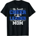 thumbnail image 1 of My Favorite Cheerleader Calls Me Mom Cheer Mom T-Shirt Black 4X-Large, 1 of 4