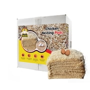 Nesting Box Pads for Chickens - Natural Fiber Liners 10pk