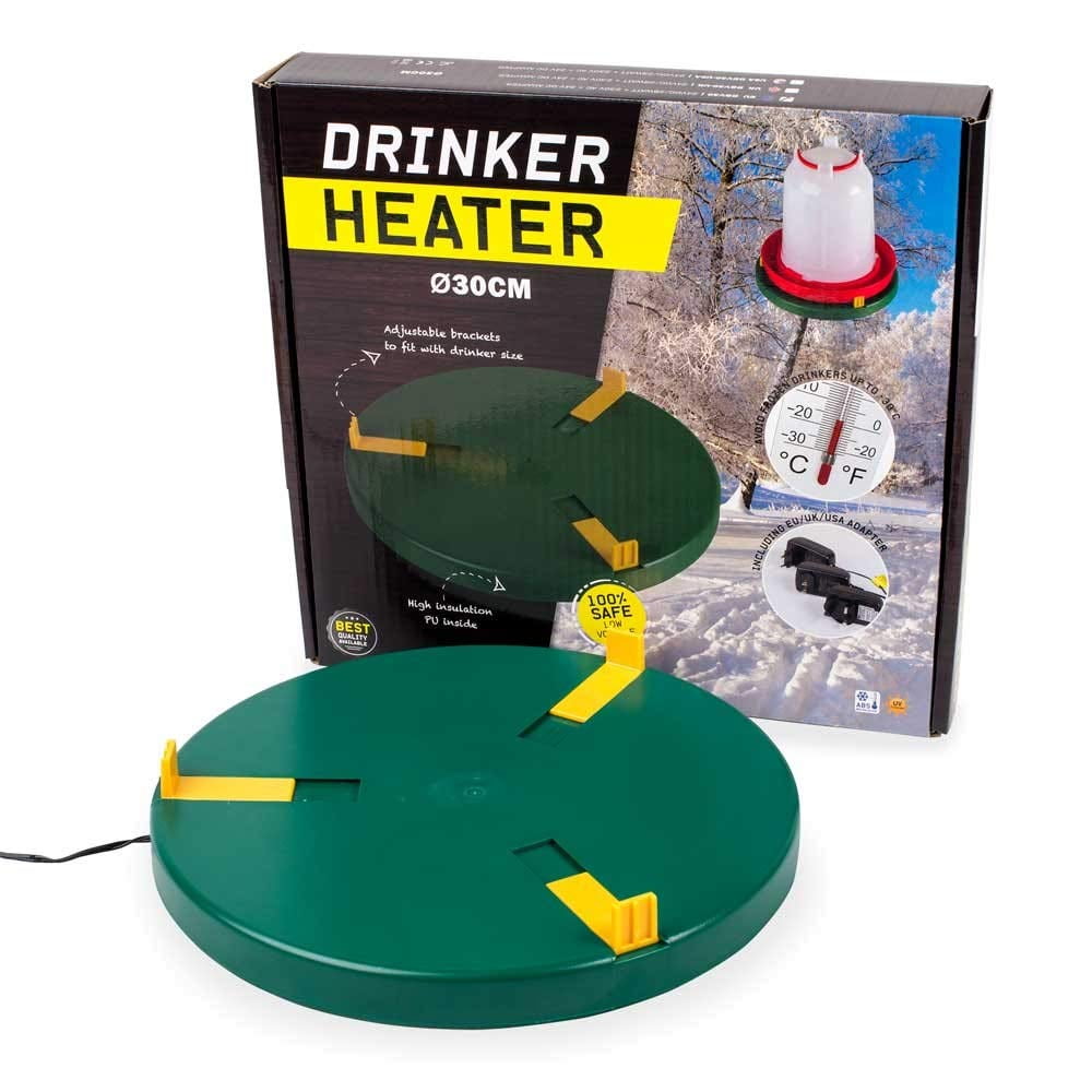 My Favorite Chicken Poultry Drinker Heater Base for Chicken Waterer Founts | Deicer Heated Base