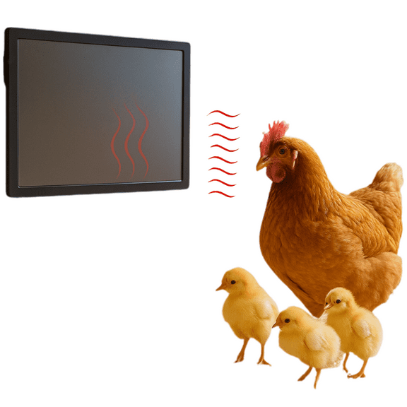 My Favorite Chicken Radiant Chicken Coop Heater Safe Energy-Efficient