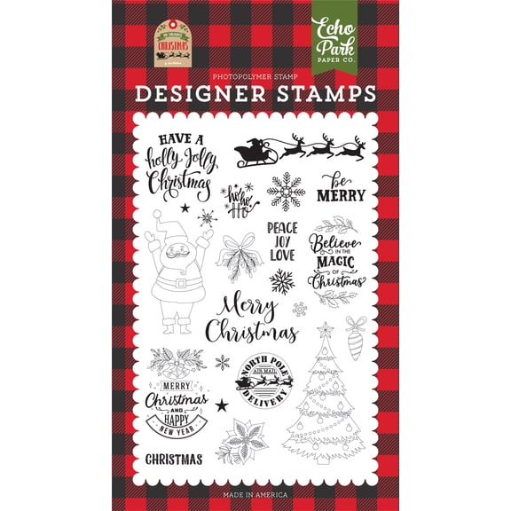 My Favorite Christmas: Be Merry Stamp Set