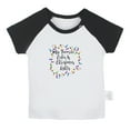 thumbnail image 1 of My Favorite Color is Christmas Lights Funny T shirt For Baby, Newborn Babies T-shirts, Infant Tops, 0-24M Kids Graphic Tees Clothing (Short Black Raglan T-shirt, 6-12 Months), 1 of 4