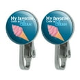 thumbnail image 1 of My Favorite Color is Ice Cream Novelty Clip-On Stud Earrings, 1 of 3