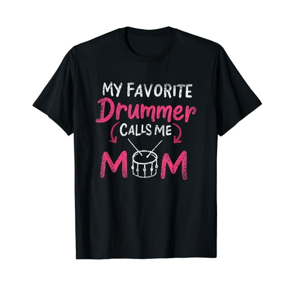 My Favorite Drummer Calls Me Mom for Mothers Day Vintage T-Shirt