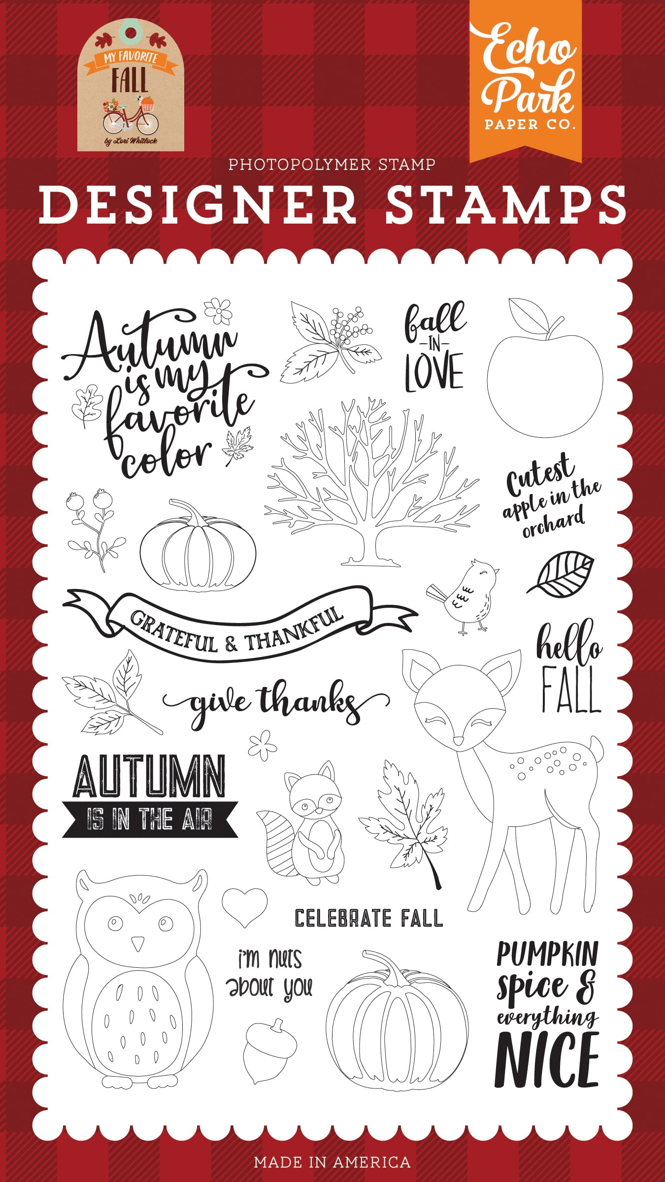 My Favorite Fall: Celebrate Fall Stamp Set - Walmart.com