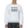 thumbnail image 1 of My Favorite Human Design Sweatshirt Men -GoatDeals Designs, Male 3X-Large, 1 of 4