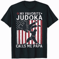thumbnail image 1 of My Favorite Judoka Calls Me Papa Funny Judo Dad T-Shirt, 1 of 5