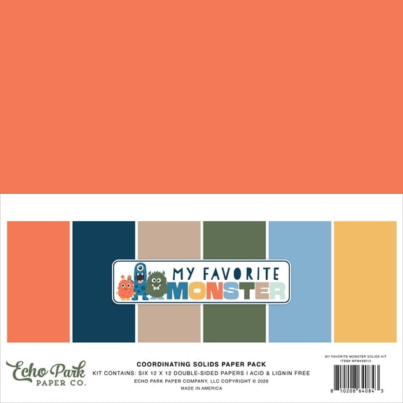 My Favorite Monster Solids Kit
