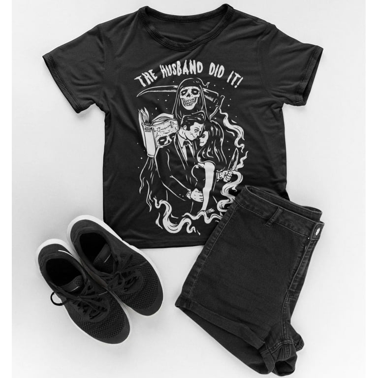 The Husband Did It True Crime Shirt For Murderinos The Husband Did It True Crime Shirt For Murderinos