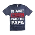 thumbnail image 1 of My Favorite Nurse Calls Me Papa Shirt Father's Day Papa Shirt Gift From Nurse Shirt From Nurse (Large Navy Blue), 1 of 6