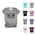 thumbnail image 1 of My Favorite People Call Me Gigi Graphic Tees for Women 2026 Summer Casual Short Sleeve Crewneck Grandma T Shirts, 1 of 3