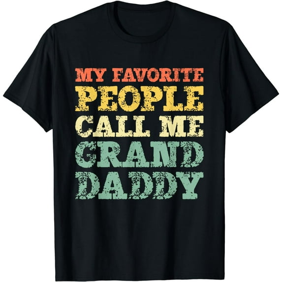 My Favorite People Call Me Granddaddy Vintage T-Shirt