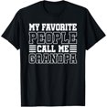 thumbnail image 1 of My Favorite People Call Me Grandpa Grandfather Fathers Day Shirt Unisex S-5XL Hot Trending Shirt, Vintage Birthday Gift, 1 of 4