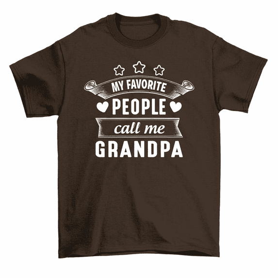 My Favorite People Call Me Grandpa T-Shirt Men
