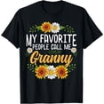 thumbnail image 1 of My Favorite People Call Me Granny Shirt Mothers Day Gifts T-Shirt, 1 of 4