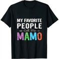 thumbnail image 1 of My Favorite People Call Me Mamo Cute Floral Design Grandma Sweatshirt Black L, 1 of 5