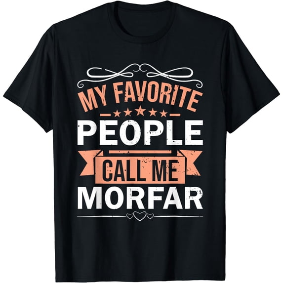 My Favorite People Call Me Morfar Retro Men Father's Day T-Shirt