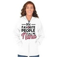 thumbnail image 1 of My Favorite People Call Me Nana Cute Zip Hoodie Sweatshirt Women Brisco Brands S, 1 of 1