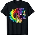 thumbnail image 1 of My Favorite People Call Me Nana Grandma Sunflower Tie Dye T-Shirt, 1 of 4