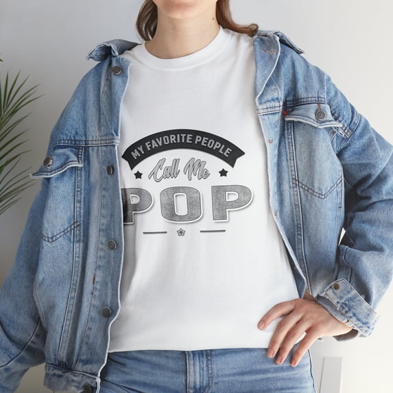 My Favorite People Call Me Pop Grandpa Father's Day T-Shirt