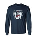 thumbnail image 1 of My Favorite Peple Call Me Pap* Sarcastic Humor Novelty Men's Long Sleeve Shirts, 1 of 3