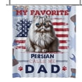 thumbnail image 1 of My Favorite Persian Calls Me Dad. Happy Father's Day Shower Curtain Cat Lover Kitten Owner Gifts Waterproof Bathroom Bathtub Curtain - 00005, 1 of 5