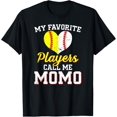 thumbnail image 1 of My Favorite Players Call Me Momo Baseball Softball Momo T-Shirt Unisex S-5XL Hot Trending Shirt, Vintage Birthday Gift, 1 of 2