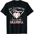 thumbnail image 1 of My Favorite Players Calls Me Grandma Funny Baseball Softball T-Shirt, 1 of 3