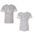 thumbnail image 1 of My Favorite Prince Princess Is My Husband Wife Unisex Couple Matching Cotton Jersey style T-Shirt Contrasting stripes on sleeves (Men Heather / Women Heather) (Men M / Women XL), 1 of 3