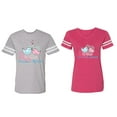 thumbnail image 1 of My Favorite Prince Princess Is My Husband Wife Matching Couple Cotton Jerseys (Men Heather / Women Pink) (Men L / Women XL), 1 of 3
