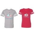 thumbnail image 1 of My Favorite Prince Princess Is My Husband Wife Matching Couple Cotton Jerseys (Men Heather / Women Red) (Men L / Women M), 1 of 3