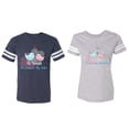 thumbnail image 1 of My Favorite Prince Princess Is My Husband Wife Matching Couple Cotton Jerseys (Men Navy / Women Heather) (Men XL / Women S), 1 of 3
